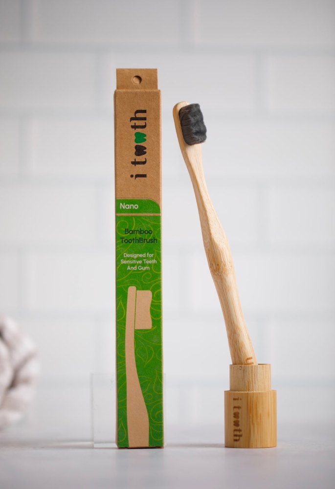 i tooth Bamboo Toothbrush | اي توث فرشاة الأسنان المصنوعة من الخيزران
