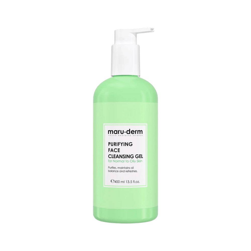 maru.derm purifying face cleansing gel normal to oily skin - 400ml | مارو ديرم غسول جل منقي للبشرة العادية للدهنية - 400 مل