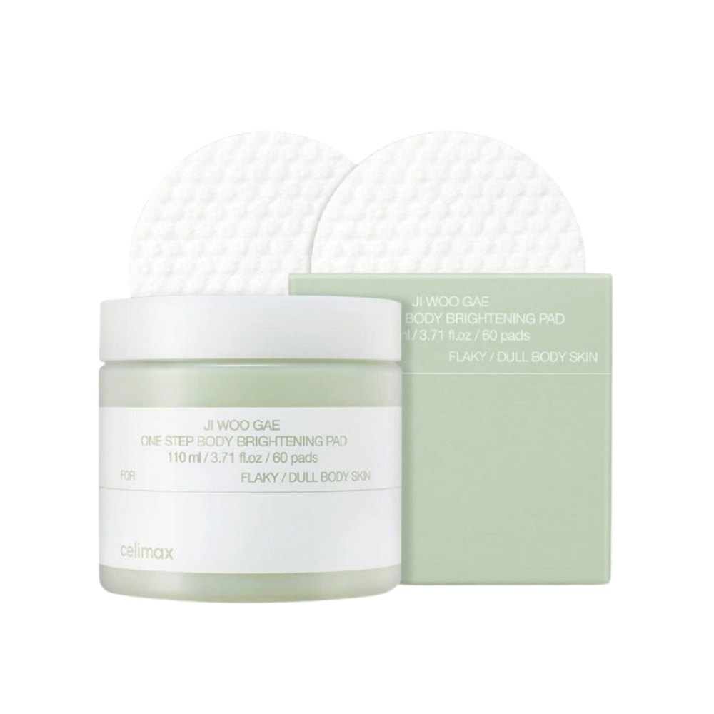 celimax Ji.Woo.Gae One Step Body Brightening Pad - 60pads | سيليماكس شرائح قطنية تفتيح الجسم - 60 قطعة