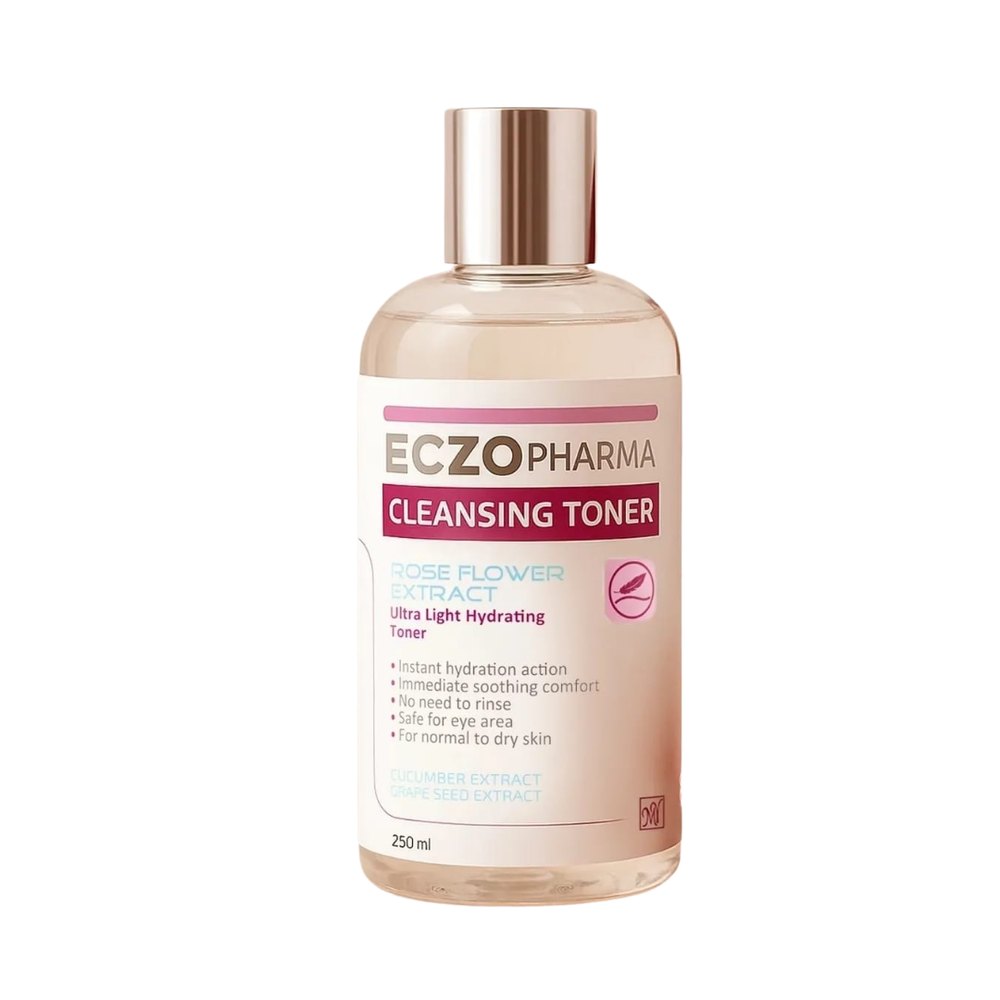 M .Y Eczo Pharma Cleansing Toner Rose Flower Extract - 250ml |ام واي إكزو فارما تونر منظف بخلاصة زهرة الورد - 250 مل