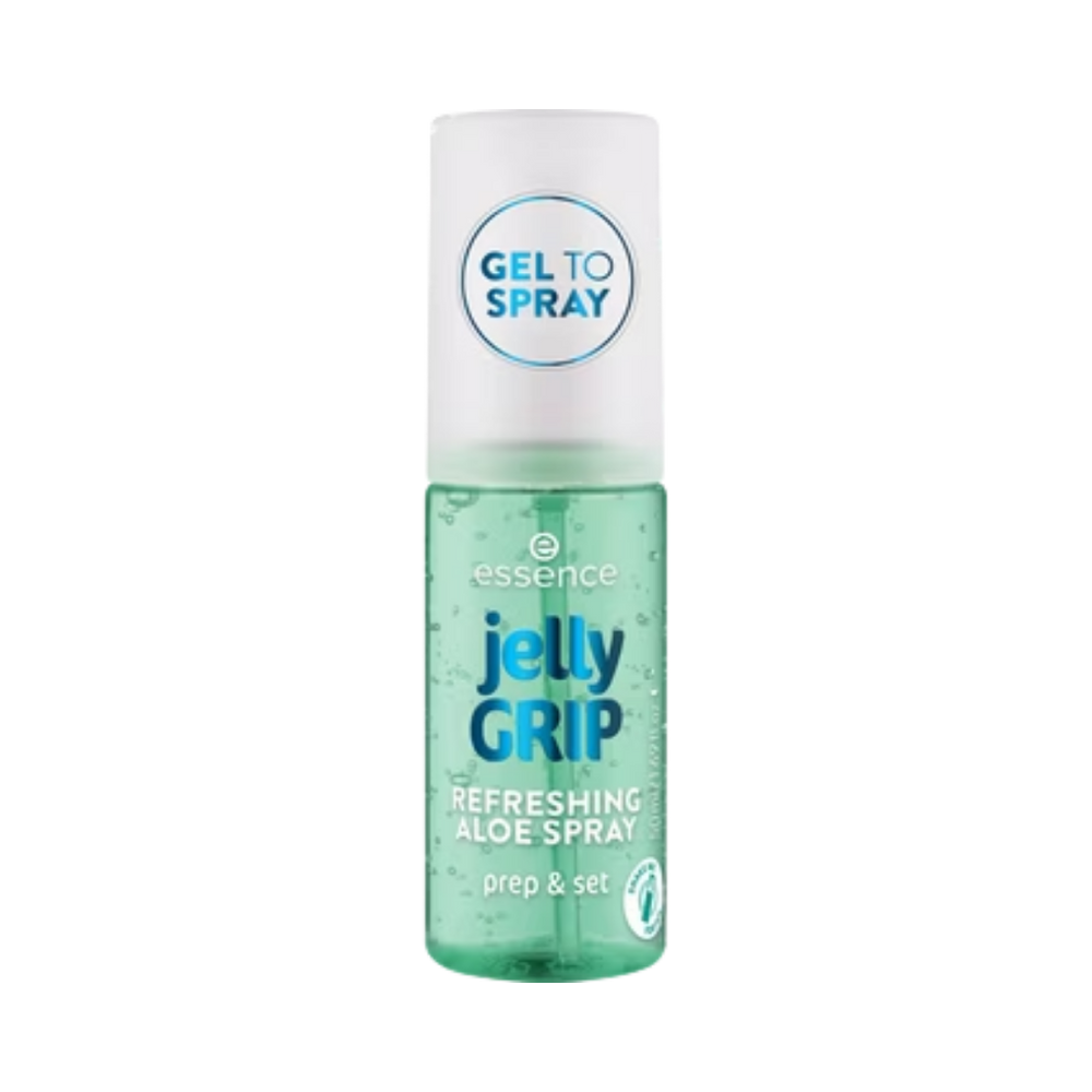 Essence Jelly Grip Refreshing aloe spray - 50ml | ايسنس بخاخ مرطب للبشرة قبل المكياج بالألوفيرا - 50 مل