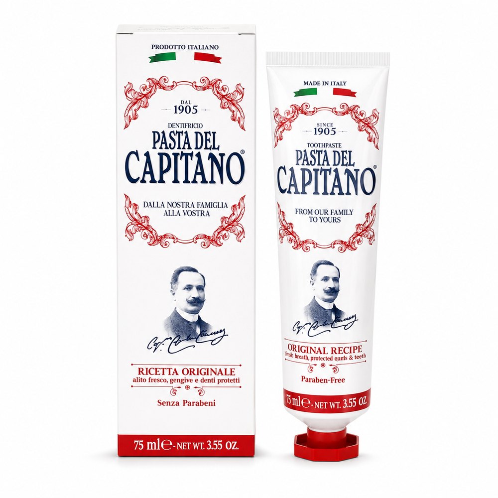 CAPITANO Ricetta Originale Toothpaste - 75ml | كابيتانو معجون اسنان - 75 مل