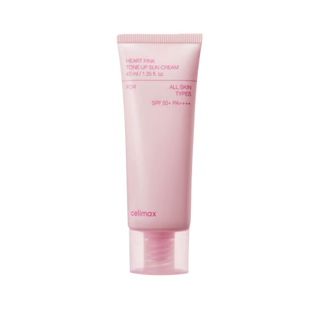 Celimax Heart Pink Tone Up Sun Cream - 40ml | سيليماكس كريم واقي شمسي - 40 مل