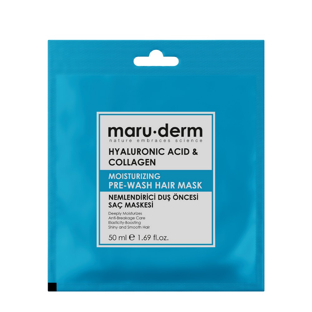 Maru.derm Hyaluronic Acid & Collagen - 50 ml | مارو.ديرم ماسك للشعر - 50 مل