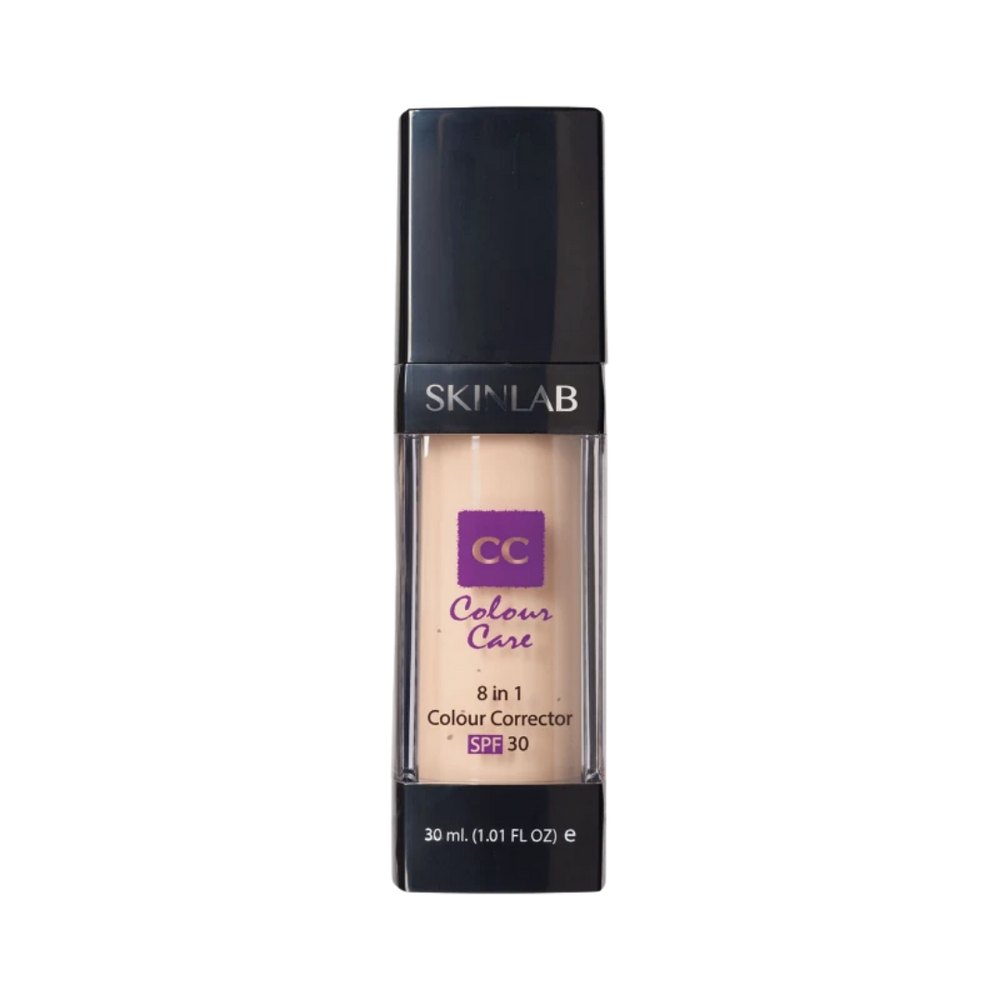 SKINLAB 8 IN 1 CORRECT CC CREAM Spf 30 LIGHT 01 - 30ml | سكين لاب كريم تصحيح اللون سي سي مع عامل حماية 30 لايت 01 - 30 مل