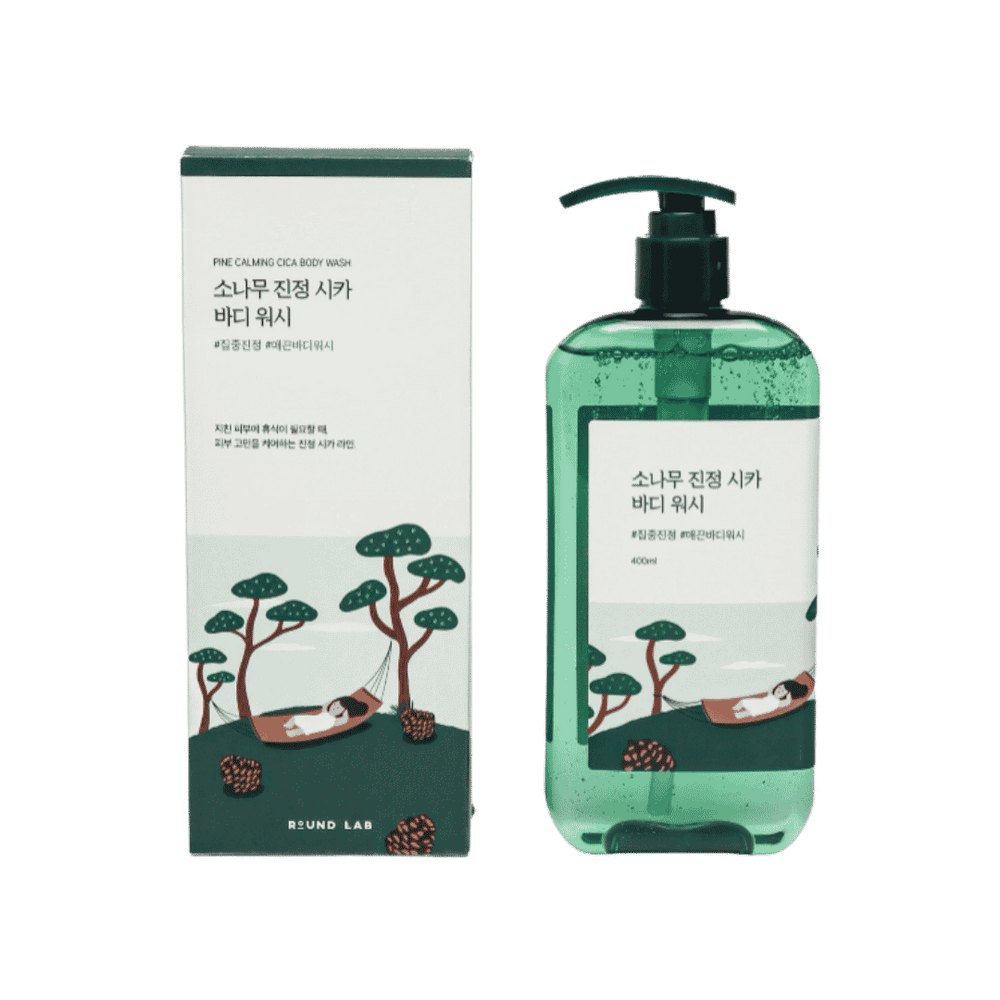 Round Lab Pine Calming Cica Body Wash - 400ml | راوند لاب غسول جسم مهدئ بالصنوبر - 400مل