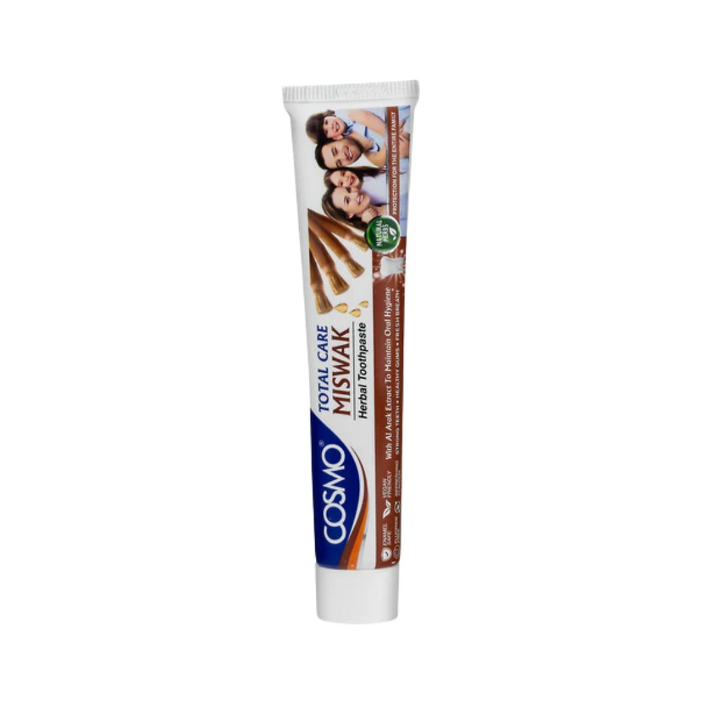 COSMO Total Care Miswak Herbal Toothpaste - 100g | كوزمو معجون أسنان - 100 غرام