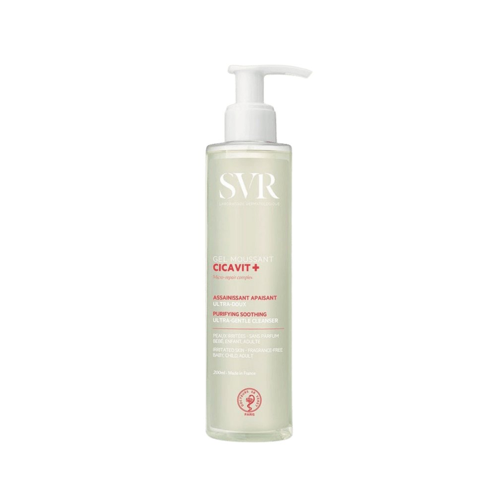 SVR Cicavit+ Beruhigendes, Sanft Schäumendes Gel - 200ml |اس في ار سيكافيت+ جل رغوي لطيف ومهدئ - 200 مل