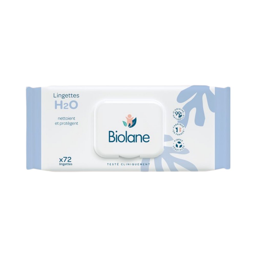Biolane Water Based Wet Wipes - 72 pcs | بايولان مناديل مبللة للأطفال - 72 قطعة