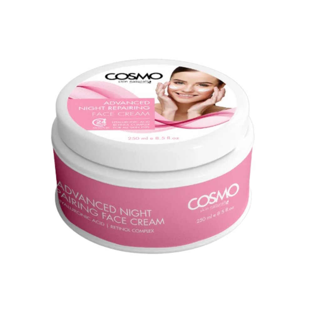 COSMO Advanced Night Repairing Face Cream - 250ml | كوزمو مرطب ليلي لتجديد بشرة الوجه - 250 مل