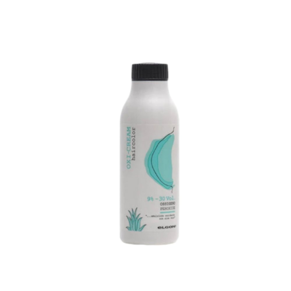Elgon Oxi-cream Haircolor 9% - 30 vol Ossigeno Peroxide - 128g | ايلكون كريم أكسجين 30 فول - 128غ