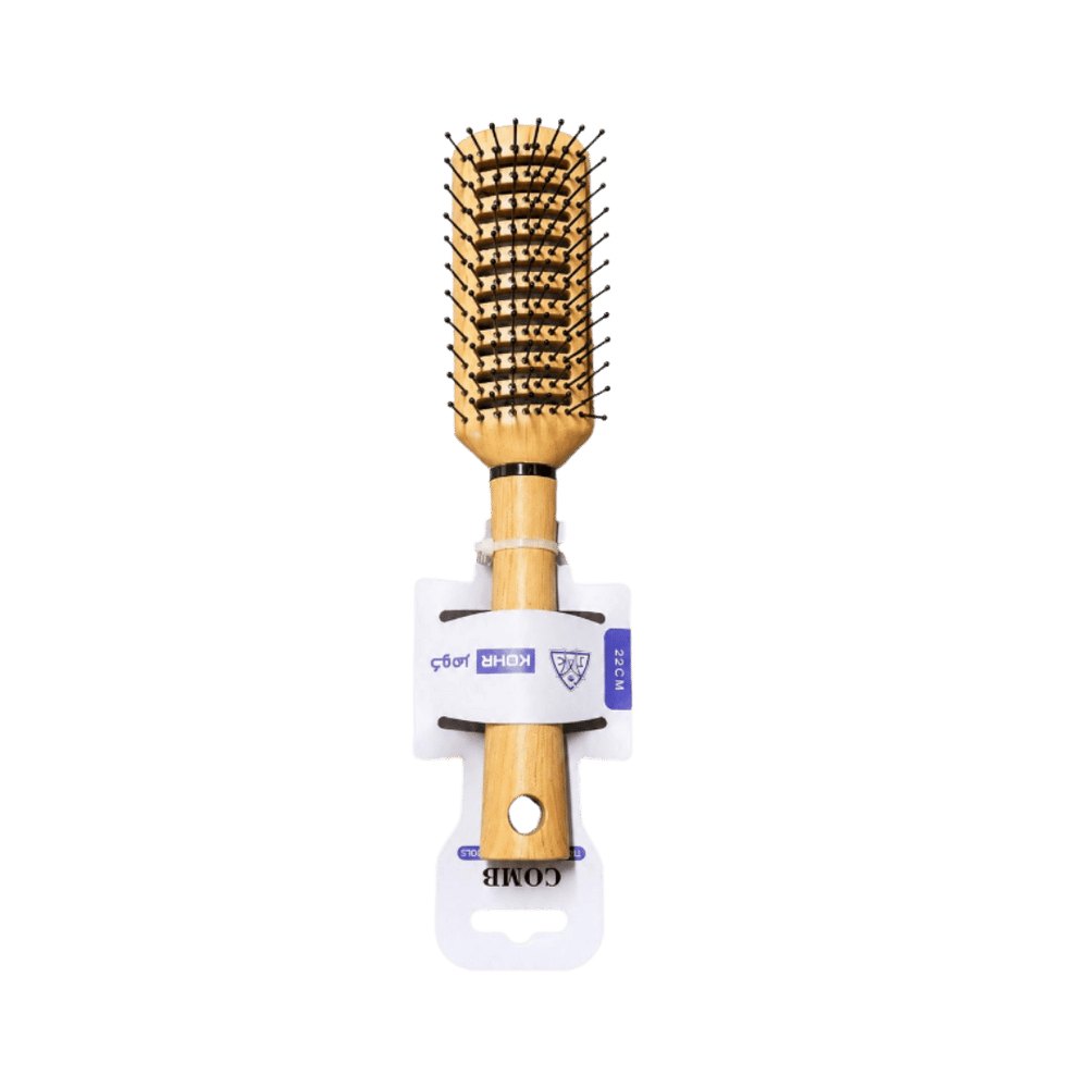 KOHR Comb Trustworthy Beauty Tools - 22CM |كوهر فرشاة شعر خشبية مسطحة