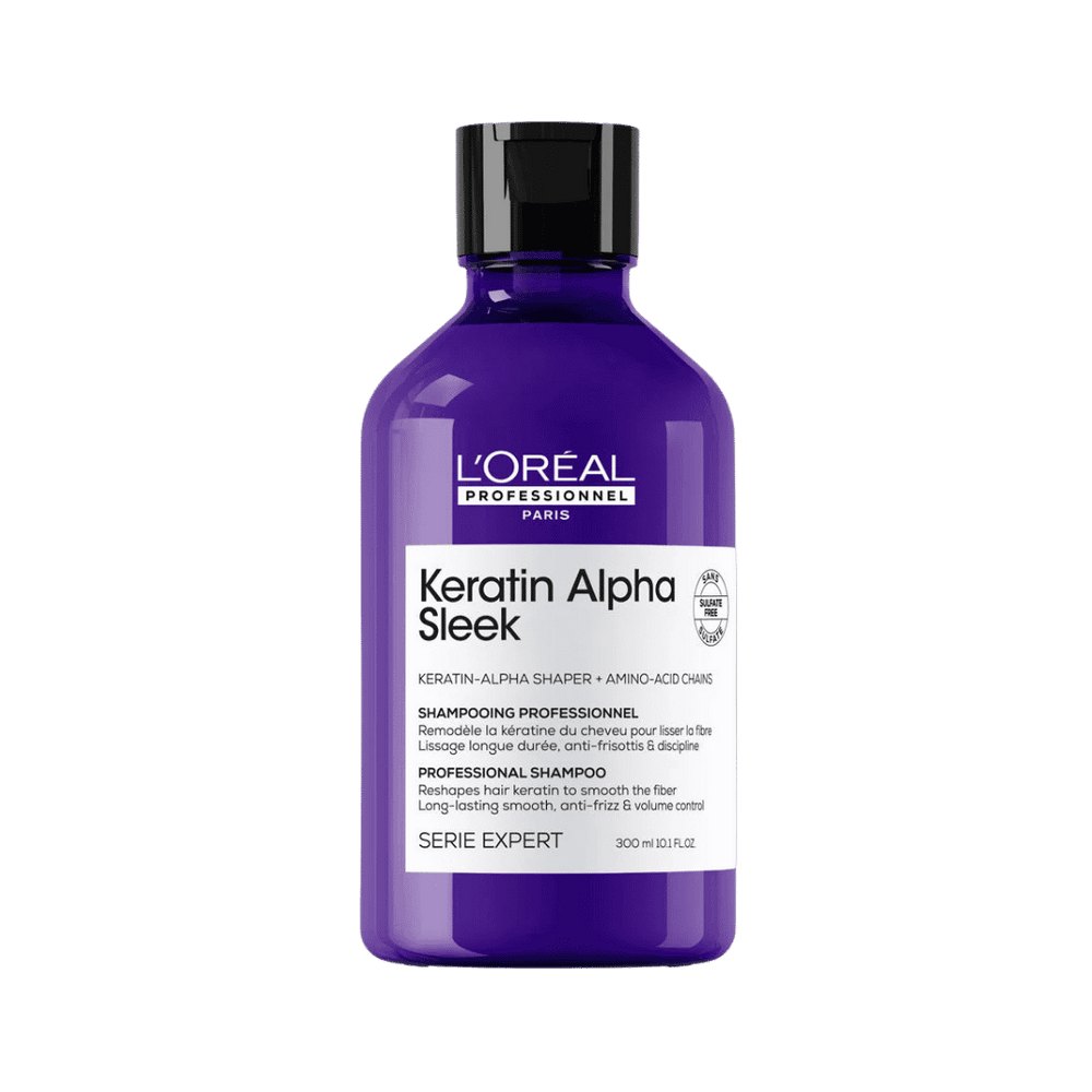 L’Oreal Professionnel Keratin Alpha Sleek Shampoo - 300ml | لوريال بروفيشنال شامبو كيراتين ألفا سليك لتنعيم الشعر - 300 مل