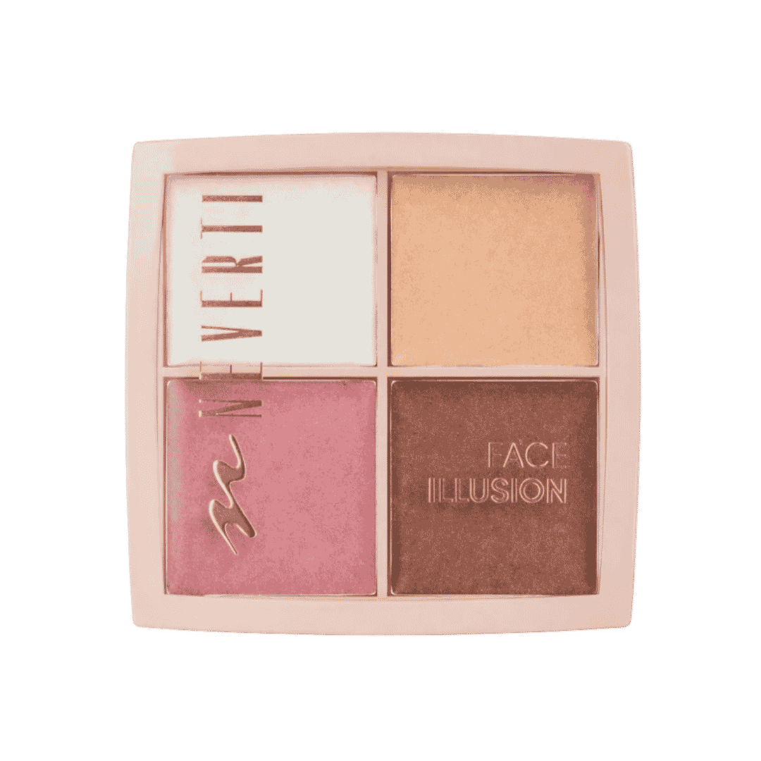 Nevertı Face Illusion Highlighter Pallette - 4x3,5g| نيفرتي باليت للوجه