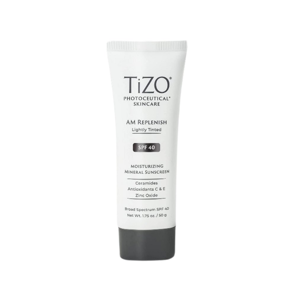 Tizo Photoceutical AM Replenish Lightly Tinted SPF 40 - 50g | تايزو واقي شمسي صباحي مع لون خفيف spf 40 - 50 غرام