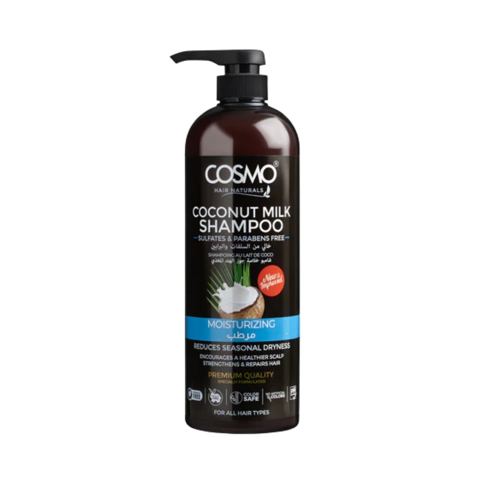 COSMO Coconut Milk Moisturizing Shampoo - 1000ml | كوزمو شامبو مرطب بجوز الهند - 1000 مل
