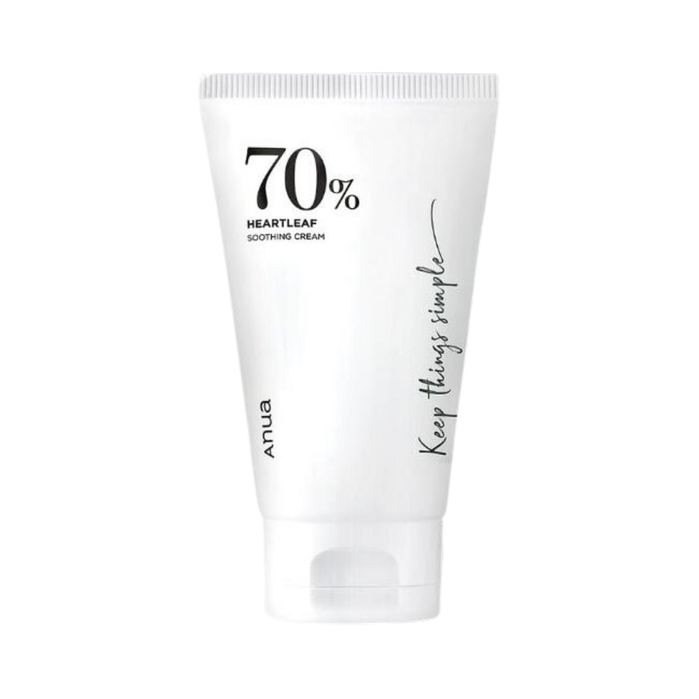 Anua Heartleaf 70% Soothing Cream - 100ml | أنوا كريم نبات القلب 70% المهدئ للبشرة - 100 مل