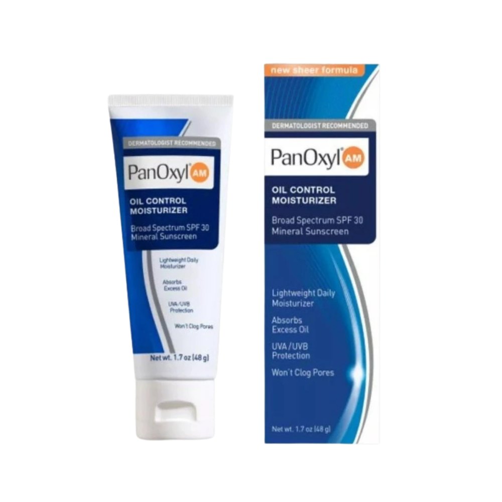 PanOxyl Oil Control Moisturize sunscreen Spf30 - 48g | بانوكسيل مرطب مع واقي شمسي للبشرة الدهنية - 48 غرام