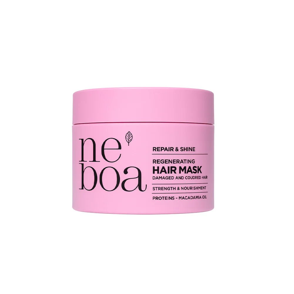 Neboa Repair & Shine Regenerating Hair Mask - 300ml | نيبوا ماسك لإصلاح الشعر التالف - 300 مل