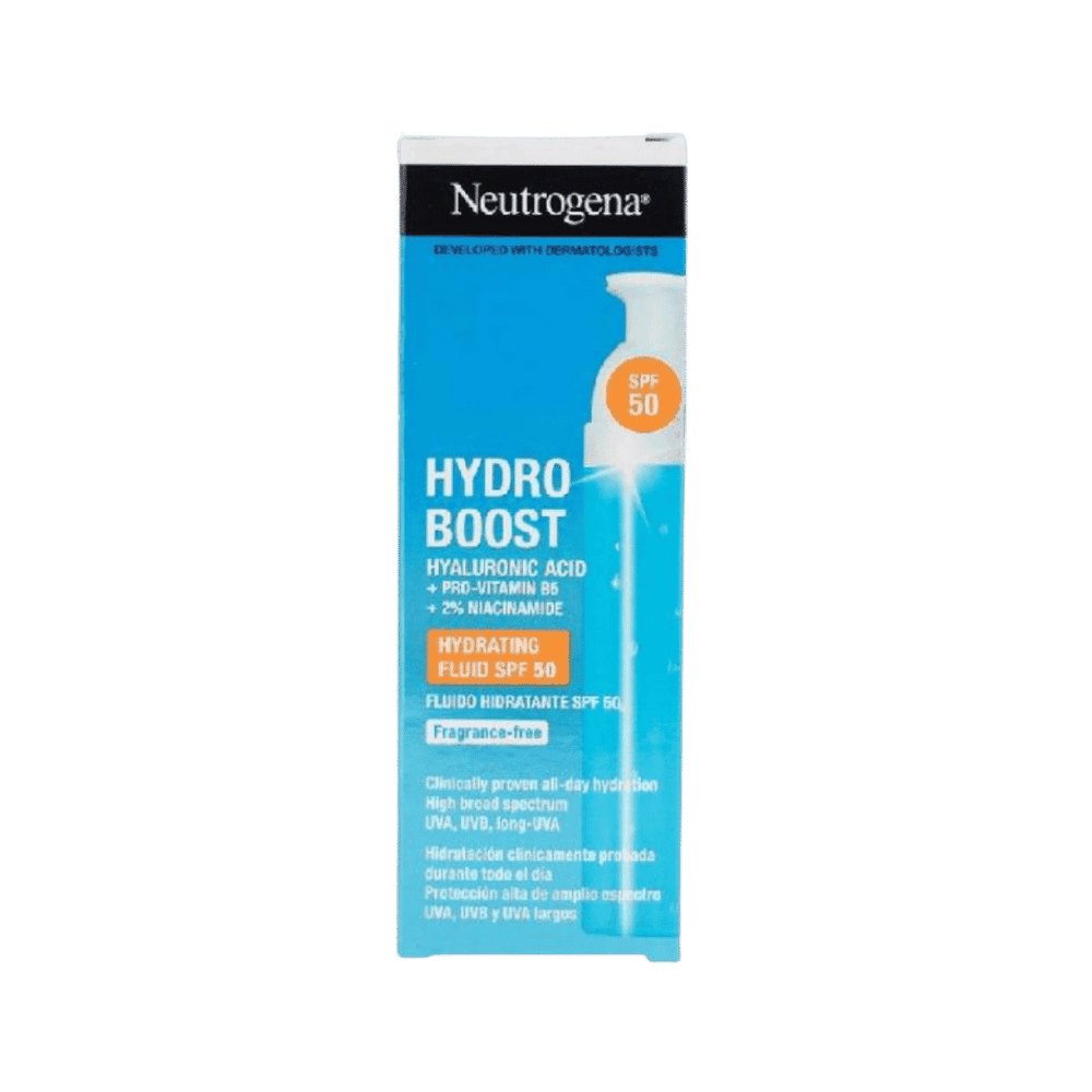 Neutrogena Hydro Boost Hydrating Fluid Spf +50 - 50ml| نيتروجينا واقي شمسي سائل بعامل حماية +50-50 مل