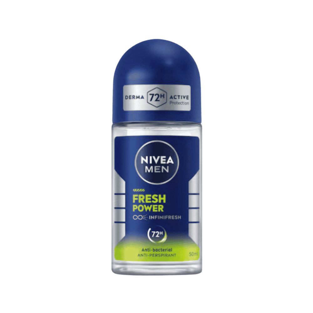 NIVEA Men Fresh Power Roll-On 50 - ml | نيفيا مزيل تعرق رول للرجال - 50 مل