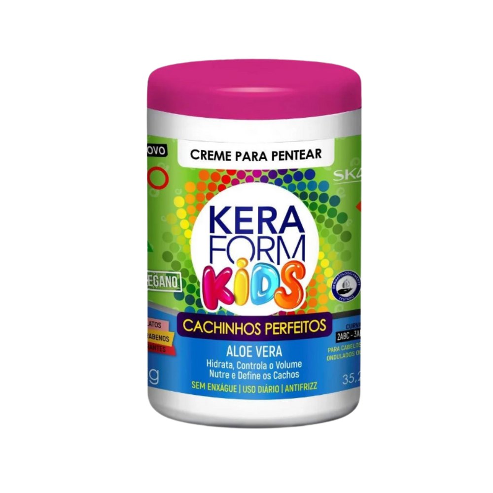 SKAFE Kera Form Brushing Cream Perfect Curld Aloe Vera - 1kg | سكاف كريم تصفيف الشعر الكيرلي للأطفال - 1 كيلو