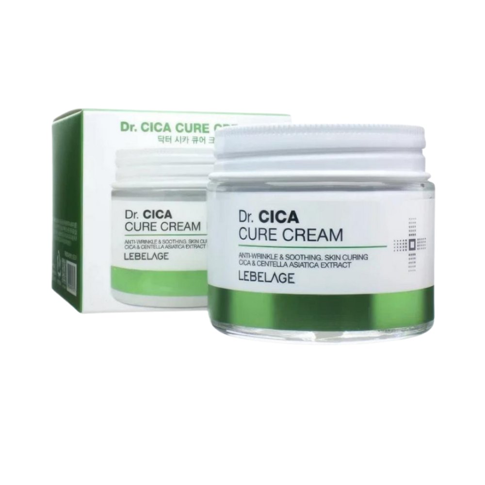 Lebelage Cure Cream Anti-Wrinkle & Soothing Skin Curing Cica & Centela Extract -70 ml | ليبلاج كريم كيور المضاد للتجاعيد والمهدئ للبشرة بخلاصة السيكا و السنتيلا – 70 مل