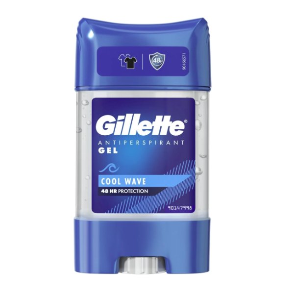 Gillette Antiperspirant Gel 48HR Protection - 70ml | جيليت مضاد تعرق للرجال حماية تدوم 72 ساعة - 70 مل