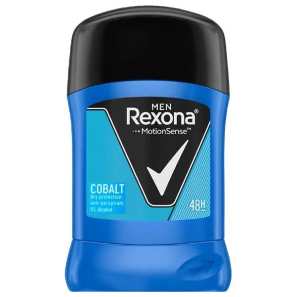 Rexona Men Motionsense Deodorant Stick - Cobalt - 40g| ريكسونا للرجال مزيل عرق ستيك - 40 غرام