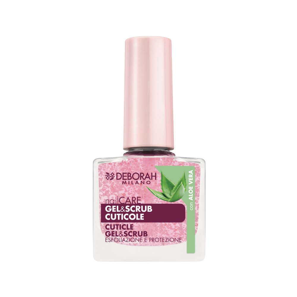 Deborah Milano Cuticle Gel & Scrub - 8.5ml | ديبورا ميلانو جل وسكراب للعناية بالاظافر - 8 مل- 8.5مل