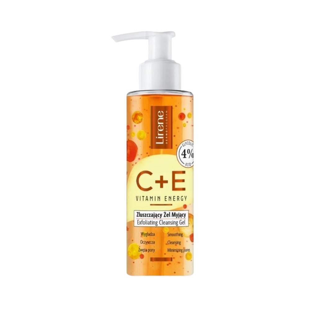 Lirene C+E Vitamin Energy Peeling-Gesichtswaschgel - 145ml |ليرين جل غسول الوجه المقشّر – 145 مل