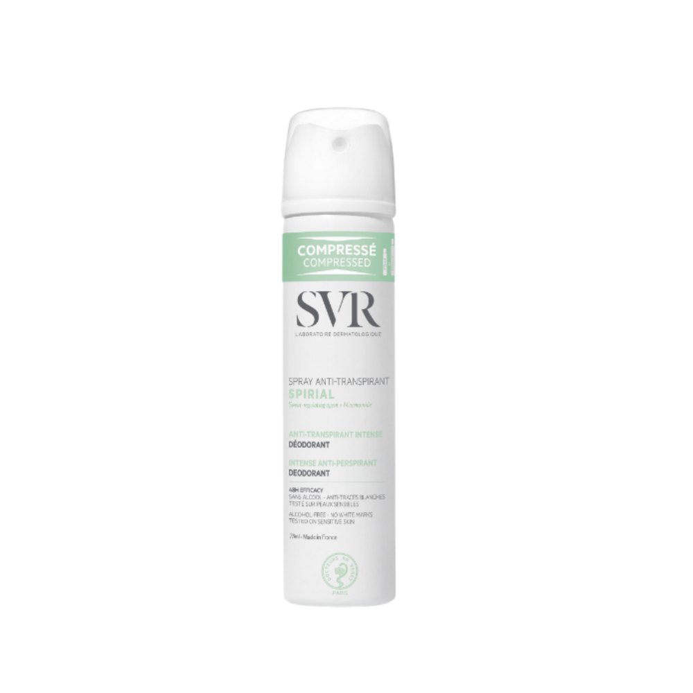 SVR Spirial Deodorant Anti-Perspirant Spray - 75ml | اس في ار بخاخ مزيل العرق المضاد للتعرق 75 مل