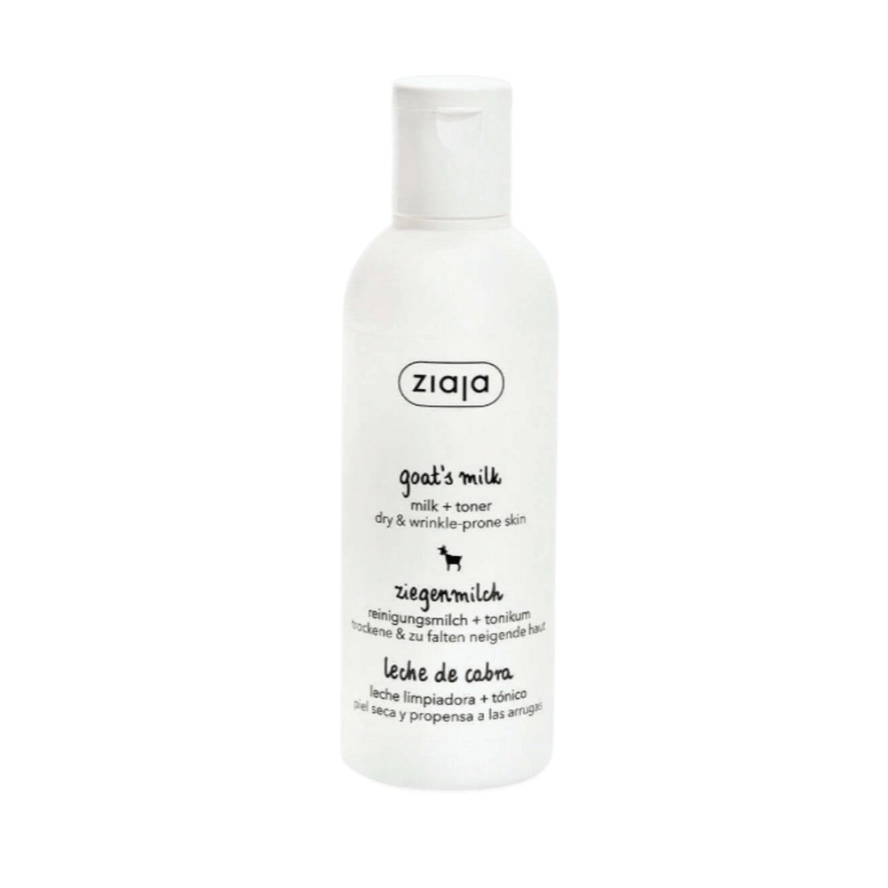 Ziaja Goat's Milk Milk + Toner - 200ml | جايا حليب الماعز منظف + تونر - 200 مل