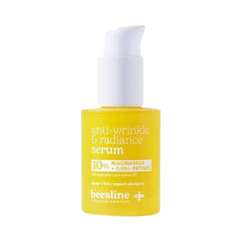 Beesline Anti Wrinkle & Radiance Serum -10% niacinamide + 0.05% Retinol - 30ml | بيزلين سيروم مضاد للتجاعيد بالريتينول 0.05% + نياسيناميد 10% - 30 مل