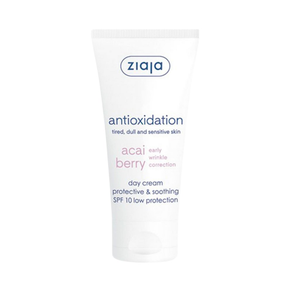 ziaja Acai Berry Day Cream with SPF 10 - 50ml | جايا كريم النهار توت أكاي مع واقي شمس SPF 10 - 50 مل