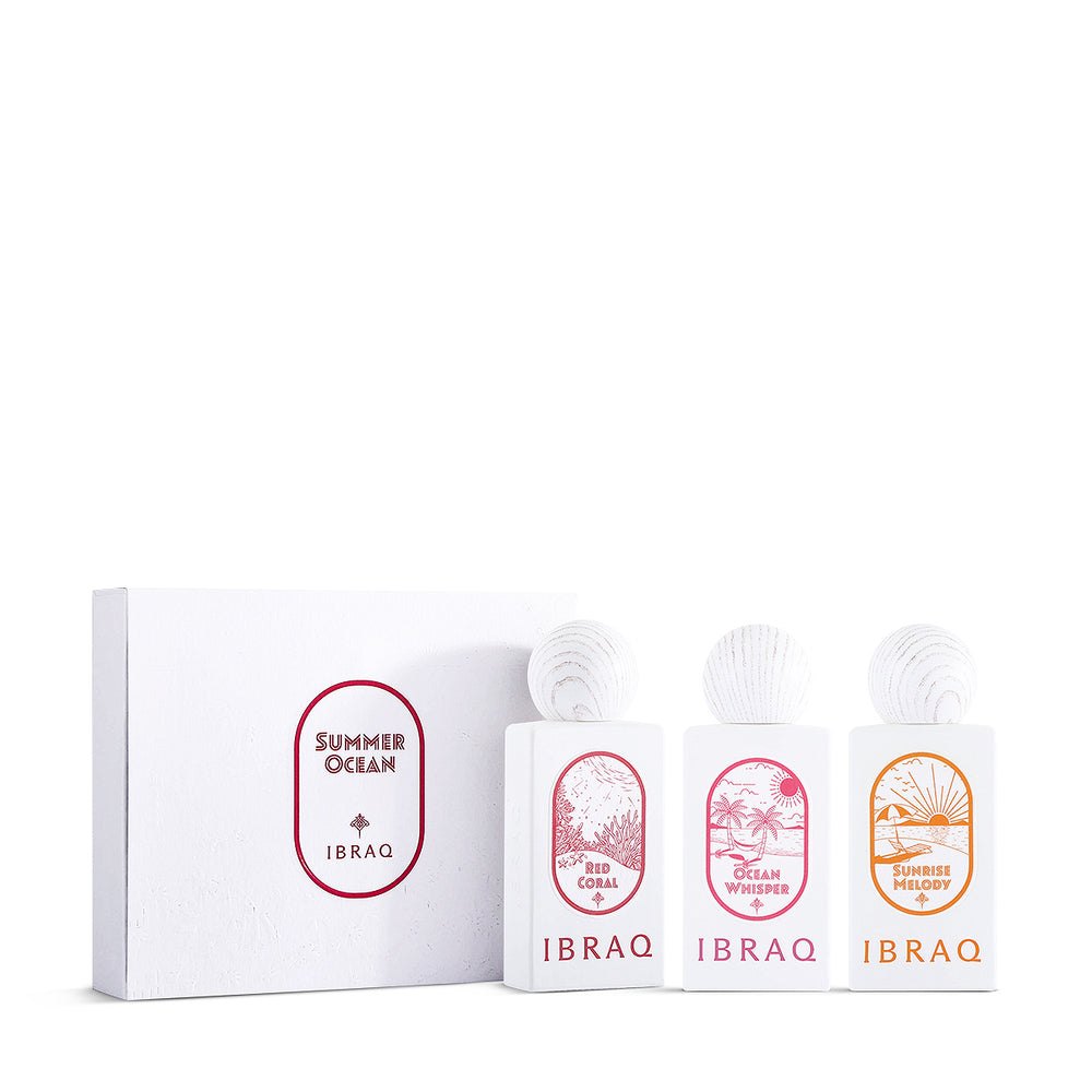 IBRAQ Ibrahim Al-Qurashi Summer Ocean Collection 3 x 10 mL | 3 × 10 مجموعة ابراق سمر اوشن للنساء