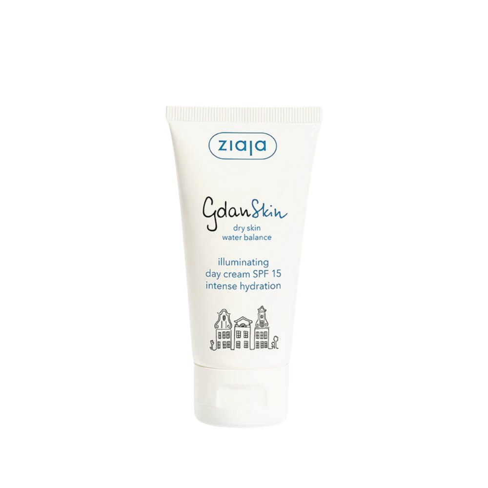ziaja Gdanskin Day Skin Water Balance Day Cream Spf 15 - 50ml | جايا كريم نهاري مرطب و مضيئ للبشرة مع spf15 - 50 مل