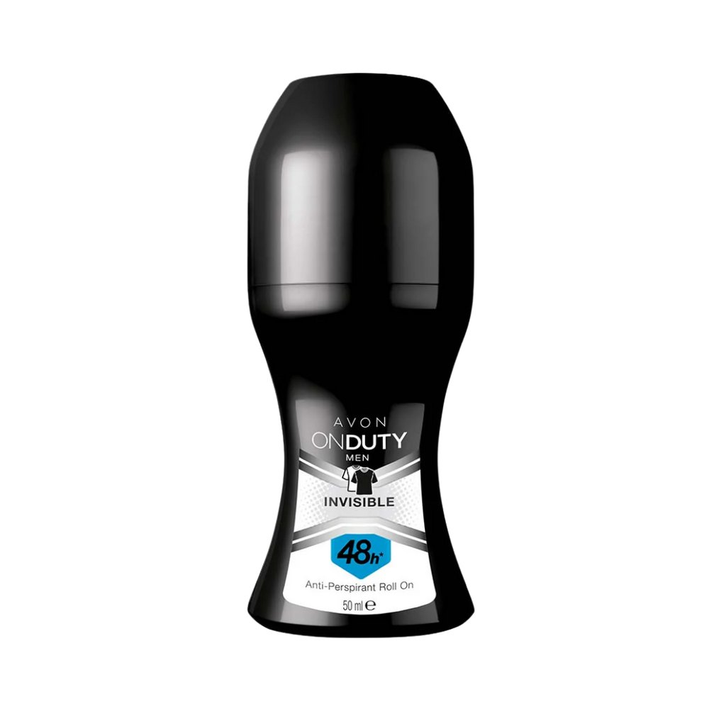 AVON On Duty Roll-On Invisible 48h Anti-Perspirant Roll On - 50ml | افون رول أون انتي بيرسبرانت - 50مل