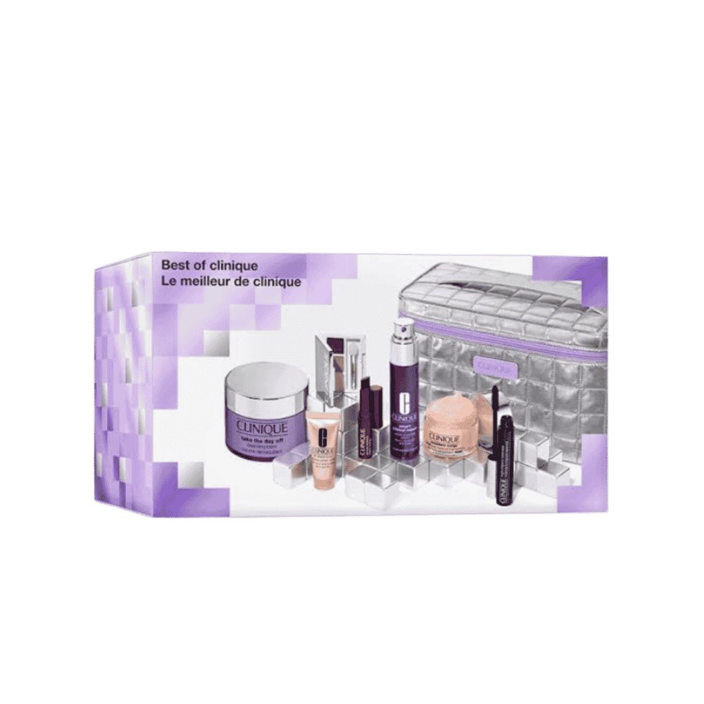Clinique Best Of Clinique Skincare + Makeup Set with 7 Pieces | كلينك أفضل مجموعة تضم تشكيلة من أشهر منتجات العناية بالبشرة والمكياج