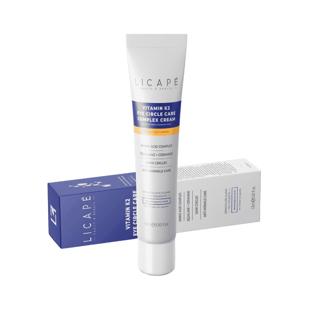 Licape Vitamin K Eye Circle Care Complex Cream - 15ml | ليكابي كريم لمنطقة حول العين فيتامين كي - 15 مل
