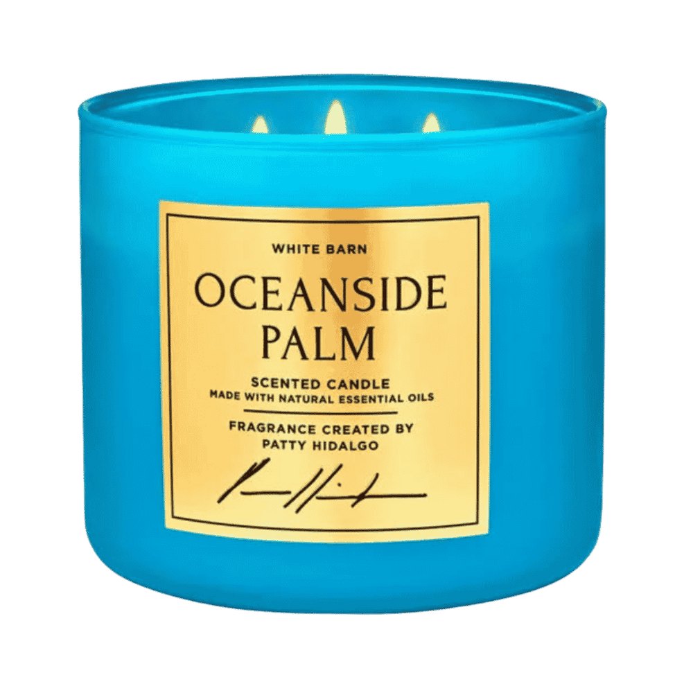 Bath & Body Works Scented Candle Made With Natural Essential Oils - 411g | باث اند بودي وركس شمعة معطرة مصنوعة من زيوت طبيعية - 411 غرام