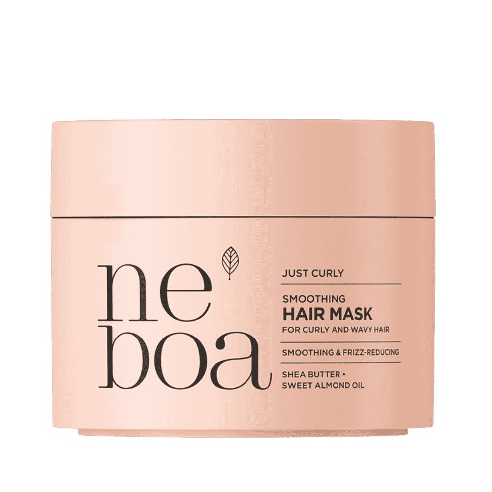 Neboa Just Curl Natural Smoothing Hair Mask - 300ml | نيبوا كيرلي ماسك طبيعي لتنعيم الشعر – 300 مل