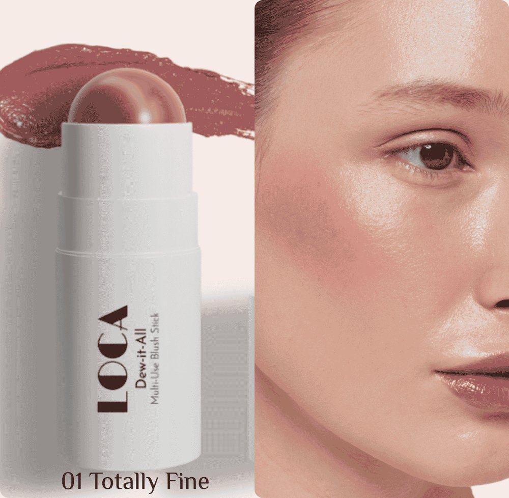 LOCA Cream Blush Stick Dew It All - 5g | لوكا بلاش متعدد الاستخدامات - 5غ