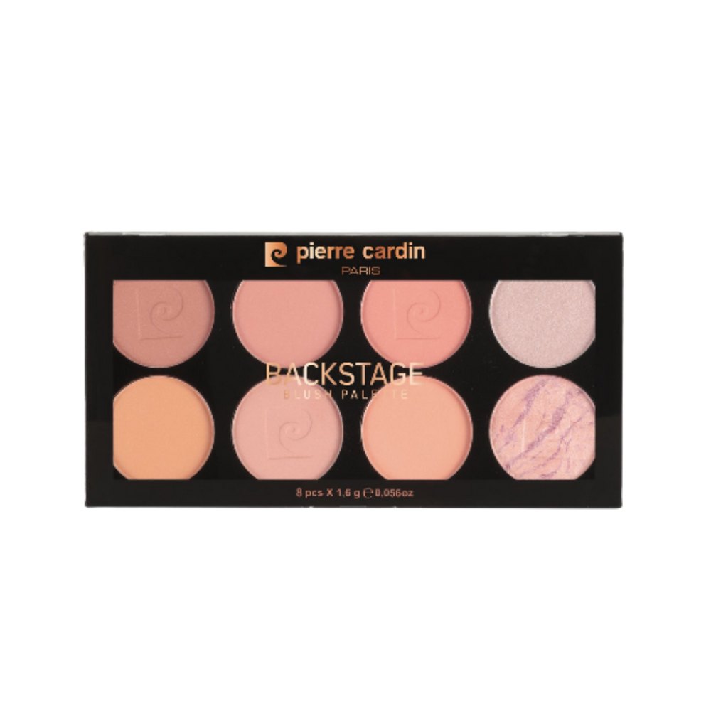 Pierre Cardin Backstage Blush Palette - 8Pcsx - 1.6g | بيير كاردان باليت بلاشر - 1.6غ