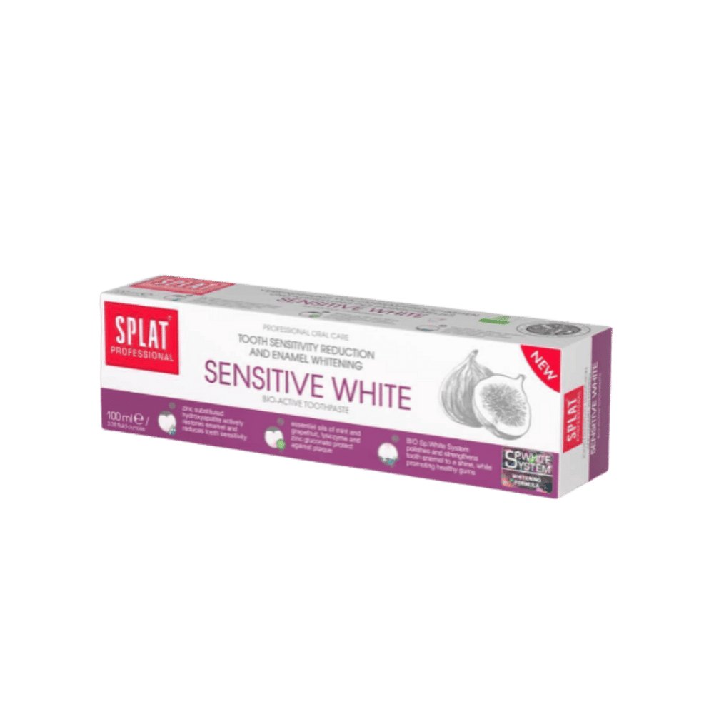 Splat Professional Sensitive White Toothpaste - 100ml | سبلات معجون أسنان مبيض للأسنان الحساسة - 100 مل