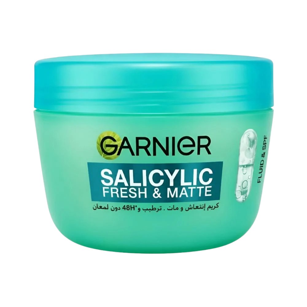 Garnier Salicylic Fresh & Matte Cream - 85ml | غارنييه كريم الساليسيليك المنعش والمطفي - 85 مل