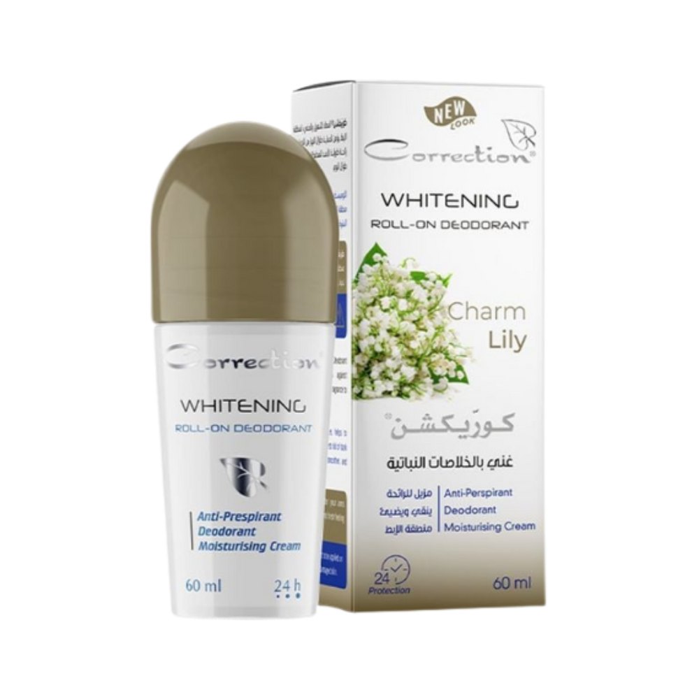 Correction Whitening Roll -On Deodorant charm Lily - 60 ml | كوريكشن مزيل تعرق رول شارم ليلي - 60 مل