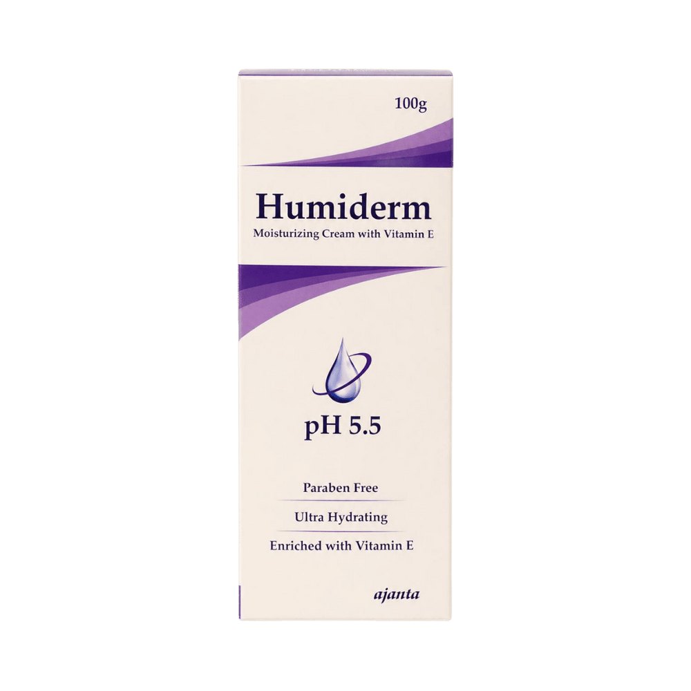 ajanta Humiderm Moisturizing Cream With Vitamin E - 100g | اجانتا كريم هوميديرم المرطب مع فيتامين اي- 100 غ