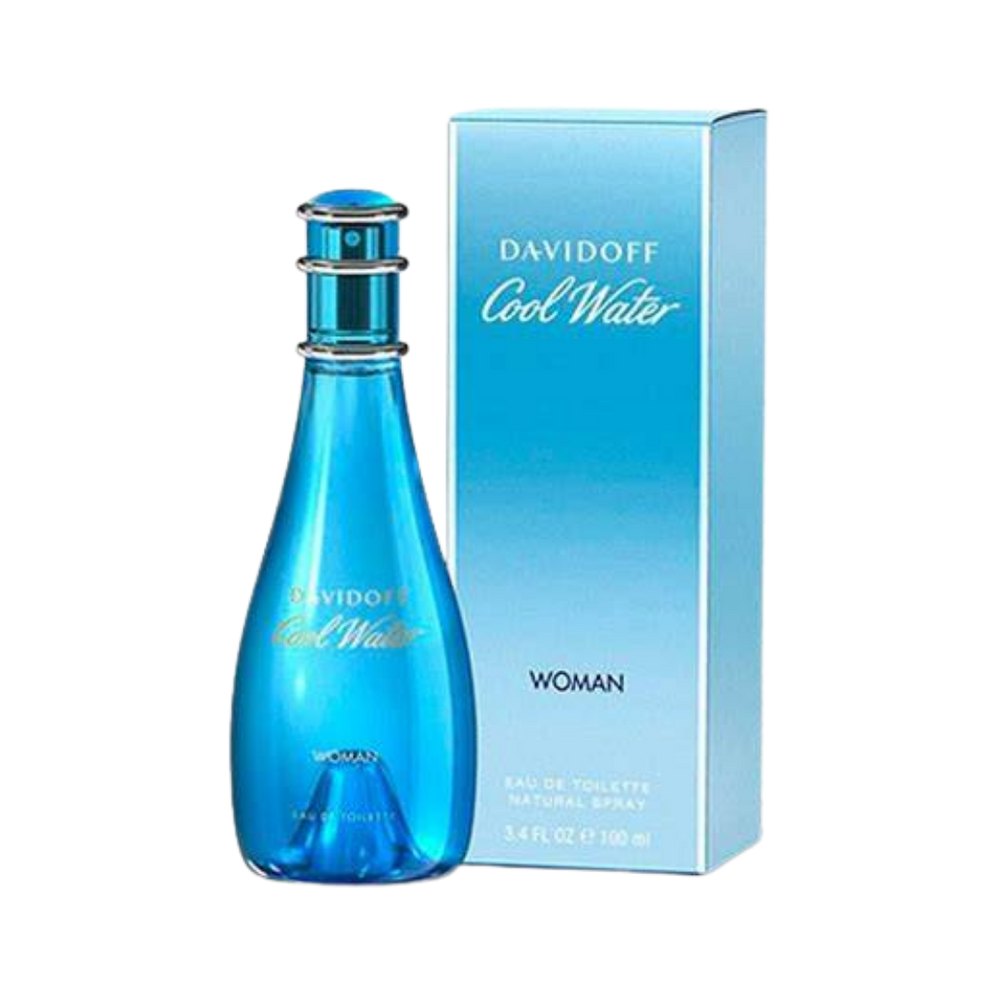 Davidoff Coolwater Women EDT - 100ml | دافيدوف عطر كول ووتر النسائي تواليت - 100مل