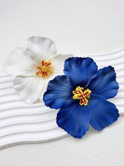 Colors Rose Hair Clips - 2pcs | مشابك شعر على شكل ورود ملونة. - 2 قطعة